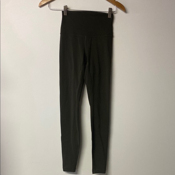 lululemon athletica Pants - LULULEMON Olive Green Leggings Size 2
